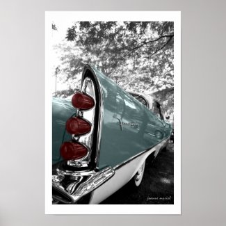 Vintage  Prints on Classic Car 4 Print By Image Americana