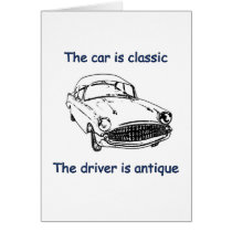 Classic Car Antique Driver