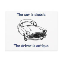 Classic Car Antique Driver