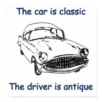 Classic Car Antique Driver