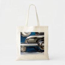 Classic Car Chrome Closeup Canvas Bag