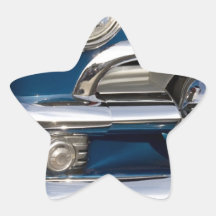 Classic Car Chrome Closeup Sticker