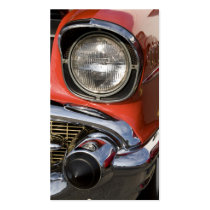 Classic Car Chrome Parts and Headlight Business Card