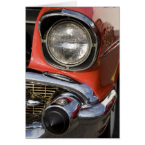 Classic Car Chrome Parts and Headlight Card
