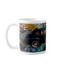 Classic Car on Quilt, Navy Coffee Mugs