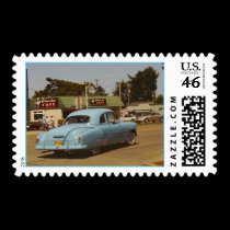 classic car stamps