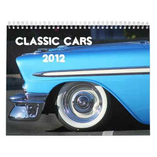 Classic Cars 2012 Calendar calendar