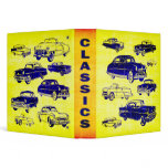 Classic Cars 3 Ring Binders