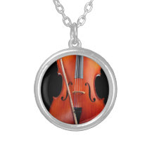 Classic cello on black jewelry