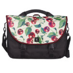 Classic cherries pattern. laptop commuter bag
