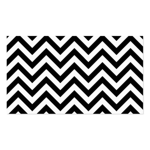 Classic Chic Coral Black & White Chevron Stripes Business Card Templates (back side)