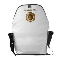 Classic Chinese Lion Messenger Bag
