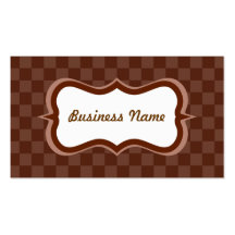 Classic Chocolate Business Card
