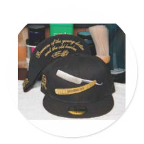 Classic Chop Cap Round Sticker