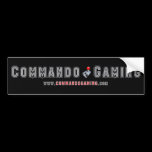 Classic Commando Gaming Bumper Sticker bumper stickers