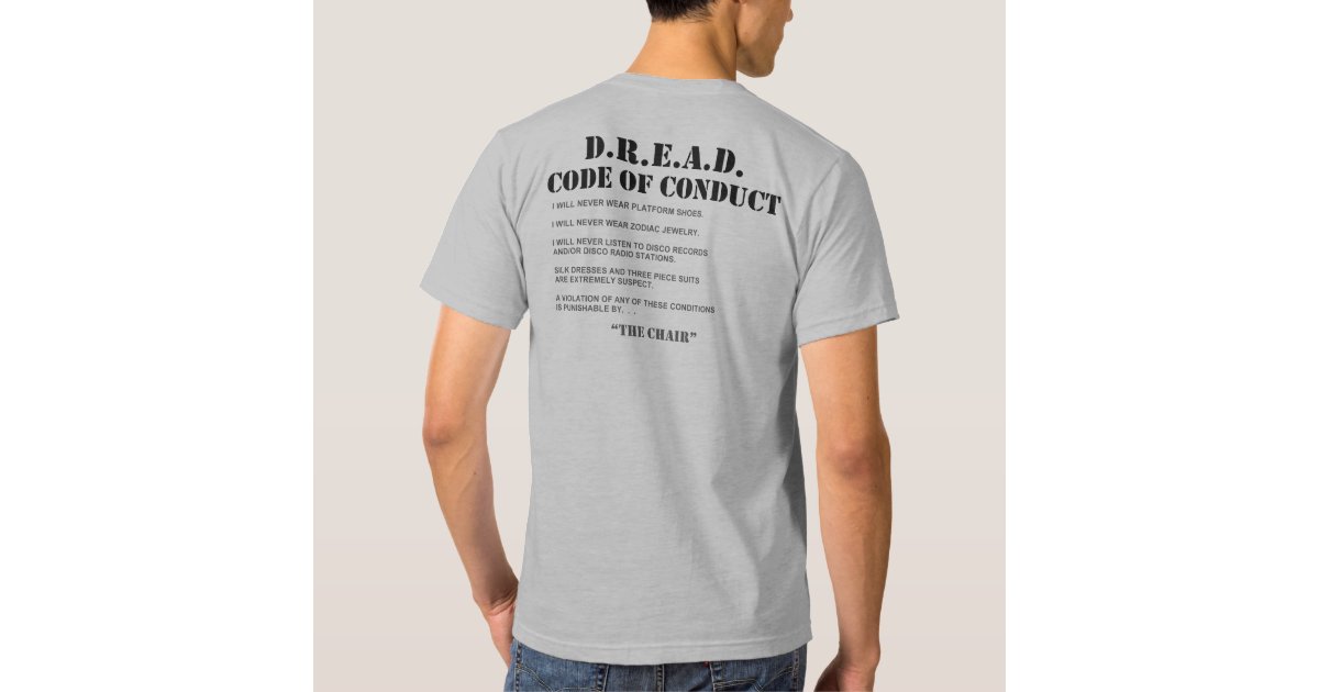 Classic D.R.E.A.D. Card Tshirt (WRIF) Zazzle