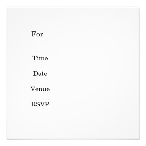 Classic Damask Invitation
