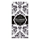 Classic Damask Rack Card Template