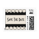 Classic Deco Save The Date Custom Postage postage