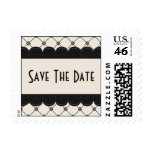 Classic Deco Save The Date Custom Postage postage