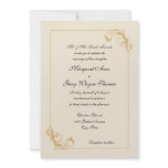 Classic Decorative Border Wedding Invitation