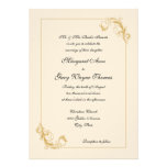 Classic Decorative Border Wedding Invitation