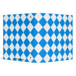 Classic Diamond Pattern in Blue binders