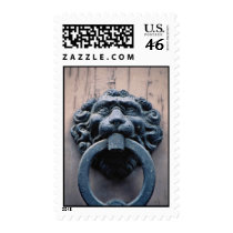 Classic door knocker postage stamp