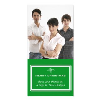 Classic Elegance Business Holiday Photo Card