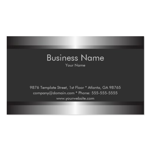 Classic Elegant Business Card Template (front side)
