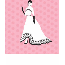 Classic Elegant Girl t-shirts