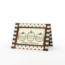 Classic Elegant Pumpkin Greeting Card