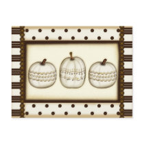 Classic Elegant Pumpkin Postcard by MissNNick Classic Elegant Pumpkin Postcard