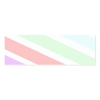 Classic, elegant soft pastel colors stripes business card template