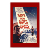 Classic Film poster "Plan 9 from Outer Space" posters by 3DMOONMAN Classic Film poster "Plan 9 from Outer Space" posters