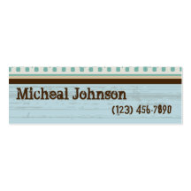 Classic Flim Grunge Skinny Profile Card Business Card Templates