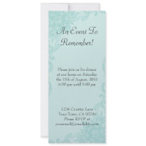 Classic Floral Elegance Dinner Party Invitation by mariannegilliand Classic Floral Elegance Dinner Party Invitation
