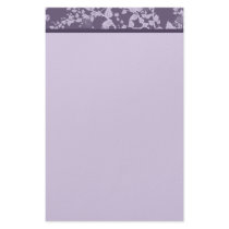 Classic Floral Purple Paper Stationery