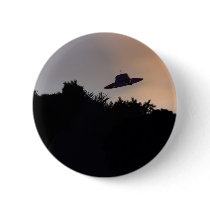 Classic Flying Saucer 2 Button by MDKgraphics Classic Flying Saucer 2 Button