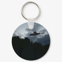 Classic Flying Saucer Keychain
