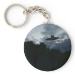 Classic Flying Saucer Keychain