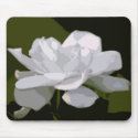 Classic Gardenia mousepads by littlewingdesign Classic Gardenia mousepads