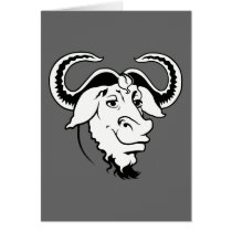 Classic GNU Greeting Card