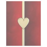 Classic Gold Heart Personalized Letterhead