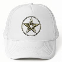Classic Golden Pentagram 2 Hat