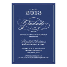 Classic Graduation Invitation
