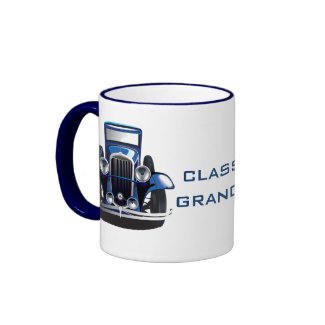 Classic Grandpa Classic Car Design Coffee Mug