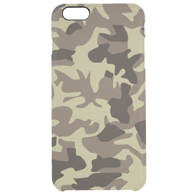 Classic Green Camouflage Camo Military Pattern Uncommon Clearlyâ„¢ Deflector iPhone 6 Plus Case