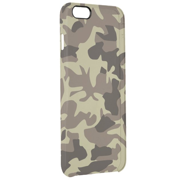 Classic Green Camouflage Camo Military Pattern Uncommon Clearlyâ„¢ Deflector iPhone 6 Plus Case-2