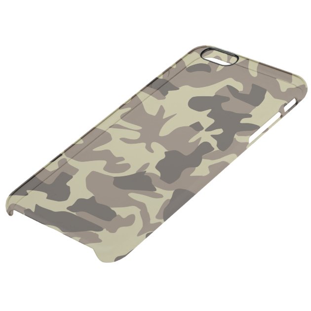 Classic Green Camouflage Camo Military Pattern Uncommon Clearlyâ„¢ Deflector iPhone 6 Plus Case-4